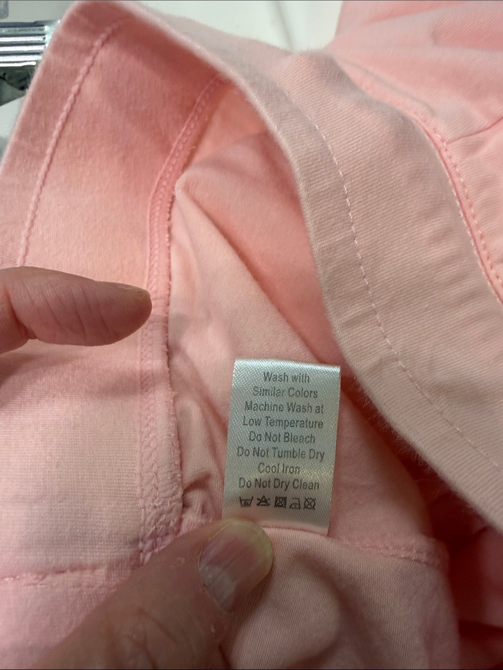 Light Pink Drawstring Lounge Pants - Picture 4 of 4